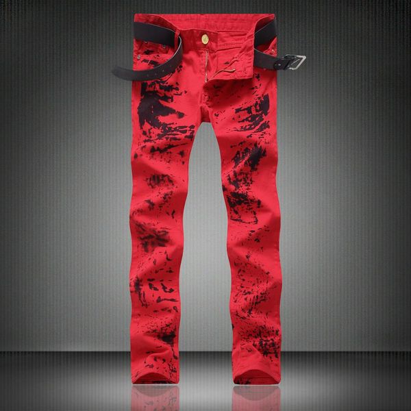 high quality red print jeans men moto zipper rap jeans 2018 new mens pants slim fit men biker denim red classic jean, Blue
high quality red print jeans men moto zipper rap jeans 2018 new mens pants slim fit men biker denim red classic jean, Blue