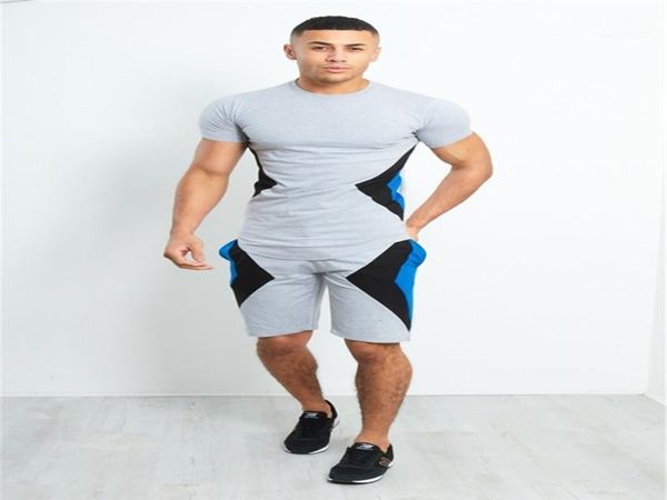 joggersuits short pants sport short sleeve panellled casual 2pcs set contrast color suit 2020 mens tracksuits, Gray
joggersuits short pants sport short sleeve panellled casual 2pcs set contrast color suit 2020 mens tracksuits, Gray