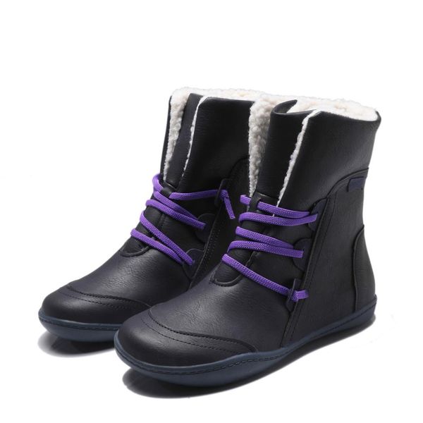2019 winter boots new warm shoes with fur fashion flat boots round toe booties vintage furry platform, Black
2019 winter boots new warm shoes with fur fashion flat boots round toe booties vintage furry platform, Black