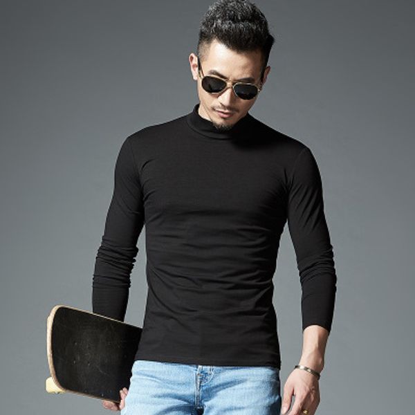 mens designer long sleeve bottoming shirt youth solid color skinny 2020 spring and autumn new fashion trend style selling, White;black
mens designer long sleeve bottoming shirt youth solid color skinny 2020 spring and autumn new fashion trend style selling, White;black