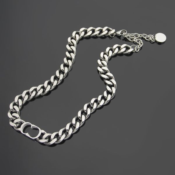 sell brand wholesale price titanium steel d letter simple thick necklace foreign trade women thick neck chain, Silver
sell brand wholesale price titanium steel d letter simple thick necklace foreign trade women thick neck chain, Silver