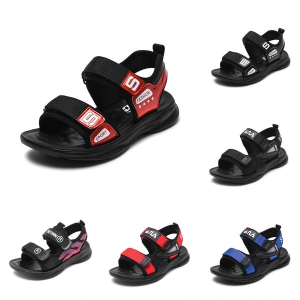 2020 children and children's shoes in the big boy sandals open toe sandals genuine leather children's shoes, Black;red
2020 children and children's shoes in the big boy sandals open toe sandals genuine leather children's shoes, Black;red