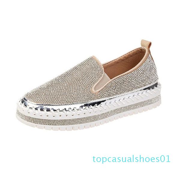 rimocy flat platform shoes woman slip on loafers mujer 2019 spring fashion crystal casual flats women round toe low heel t01, Black
rimocy flat platform shoes woman slip on loafers mujer 2019 spring fashion crystal casual flats women round toe low heel t01, Black