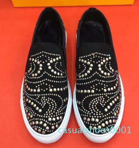 designer sneakers men shoes star gold rivets monster eyes yellow box mens designer loafers tripler safety cool barber shoe platform ac01, Black
designer sneakers men shoes star gold rivets monster eyes yellow box mens designer loafers tripler safety cool barber shoe platform ac01, Black