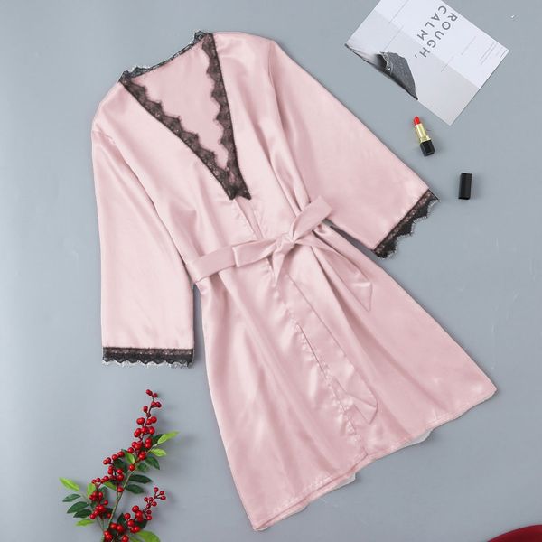 women bathrobe lace wedding spring summer nightgown robes long silk plus size patchwork wimen sleep beach spa night, Black;red
women bathrobe lace wedding spring summer nightgown robes long silk plus size patchwork wimen sleep beach spa night, Black;red