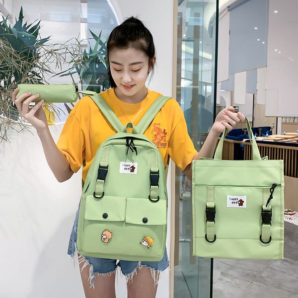 college wind double pockets neutral middle and high school student schoolbag new casual backpack large capacity backpack female
college wind double pockets neutral middle and high school student schoolbag new casual backpack large capacity backpack female