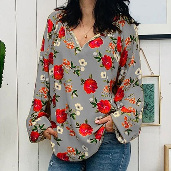 autumn women boho fashion print floral shirt ladies v-neck blouse elegant long sleeve button blouse for ladies, White
autumn women boho fashion print floral shirt ladies v-neck blouse elegant long sleeve button blouse for ladies, White