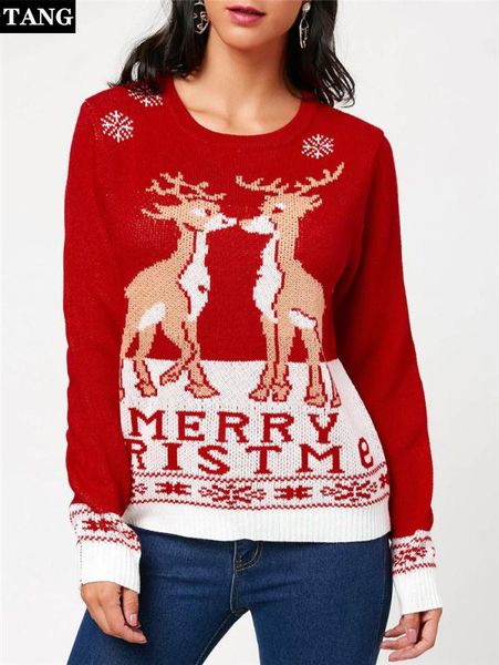 christmas deer print women winter round neck pullover sweater 2019 womens ladies warm brief knitted ribbed sweaters clothing, White;black
christmas deer print women winter round neck pullover sweater 2019 womens ladies warm brief knitted ribbed sweaters clothing, White;black