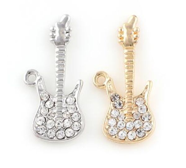 20pcs/lot 13x19mm (golden,silver color) rhinestones guitar hang pendant charms diy accessory fit for floating dangle locket jewelrys, Bronze;silver
20pcs/lot 13x19mm (golden,silver color) rhinestones guitar hang pendant charms diy accessory fit for floating dangle locket jewelrys, Bronze;silver