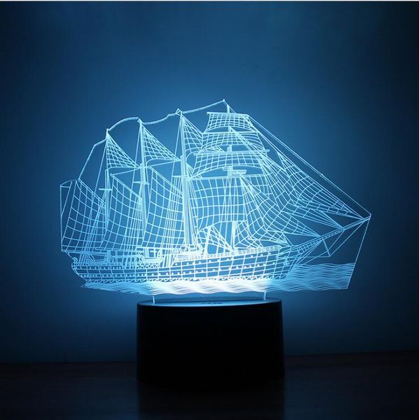 sailboat 3d lamp 7 color changing rgb night light acrylic sailling boat model crafts 3d table lamp for home decor
sailboat 3d lamp 7 color changing rgb night light acrylic sailling boat model crafts 3d table lamp for home decor