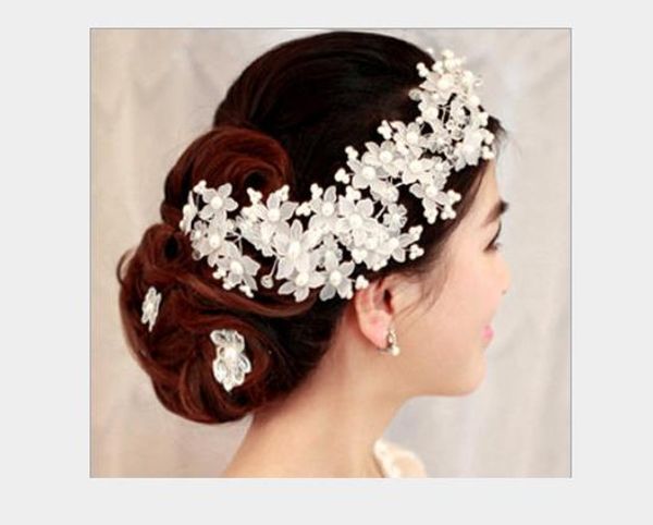 bride flower head flower pure handmade crystal front jewelry korean pearl marriage headdress hair jewelry, Slivery;golden
bride flower head flower pure handmade crystal front jewelry korean pearl marriage headdress hair jewelry, Slivery;golden
