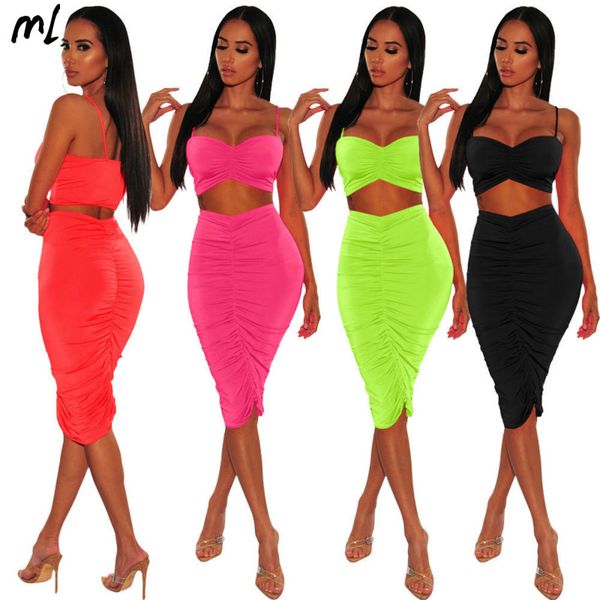 new summer women sleeveless skirt sets elegant chic club party multi-color fold beach casual two-piece skirt suit, White
new summer women sleeveless skirt sets elegant chic club party multi-color fold beach casual two-piece skirt suit, White