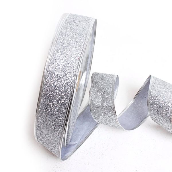 79 inches decorations christmas ribbon wired edge holiday shimmer fabric glitter diy craft christmas decorations(silver) silver
79 inches decorations christmas ribbon wired edge holiday shimmer fabric glitter diy craft christmas decorations(silver) silver