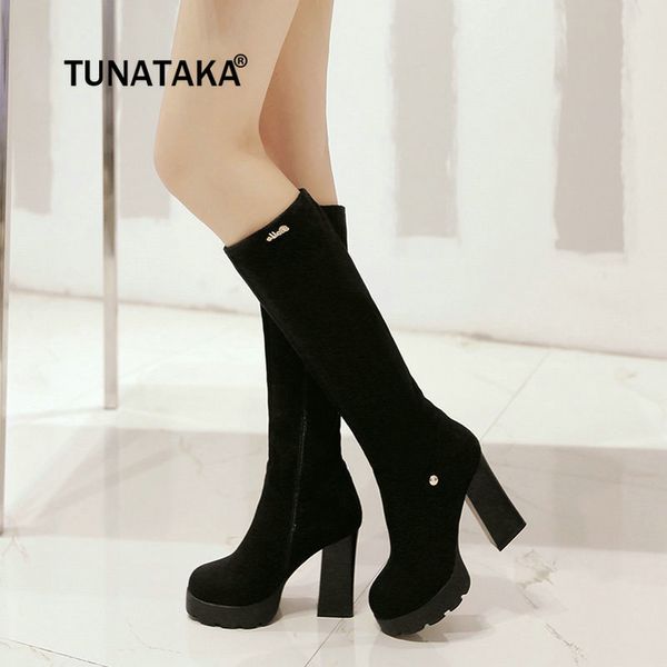 women platform chunky high heel knee high boots fashion side zipper winter warm plush boots gray wine red black
women platform chunky high heel knee high boots fashion side zipper winter warm plush boots gray wine red black