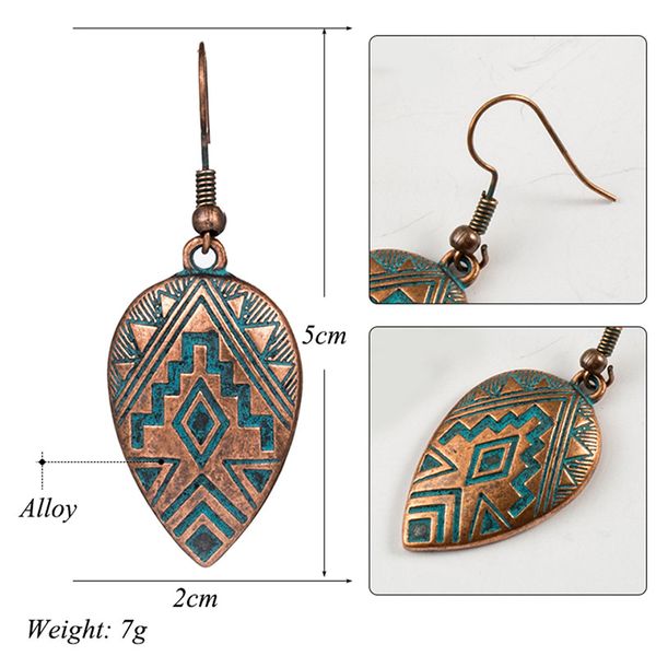 earrings boho ethinic dangle drop earrings hanging for women vintage bohemian style jewelry accessories fashon women's, Silver
earrings boho ethinic dangle drop earrings hanging for women vintage bohemian style jewelry accessories fashon women's, Silver