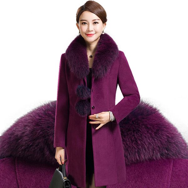 office lady slim women long woolen coat single breasted women's jacket sashes pockets solid cashmere coat and jacket, Black
office lady slim women long woolen coat single breasted women's jacket sashes pockets solid cashmere coat and jacket, Black