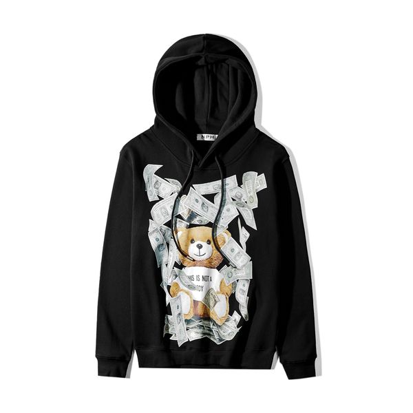 new arrivals men and woman fashion brand designer bear printing loose-fitting hoodie hip hop sweatshirt thin pullover coats size s-xxl, Black
new arrivals men and woman fashion brand designer bear printing loose-fitting hoodie hip hop sweatshirt thin pullover coats size s-xxl, Black