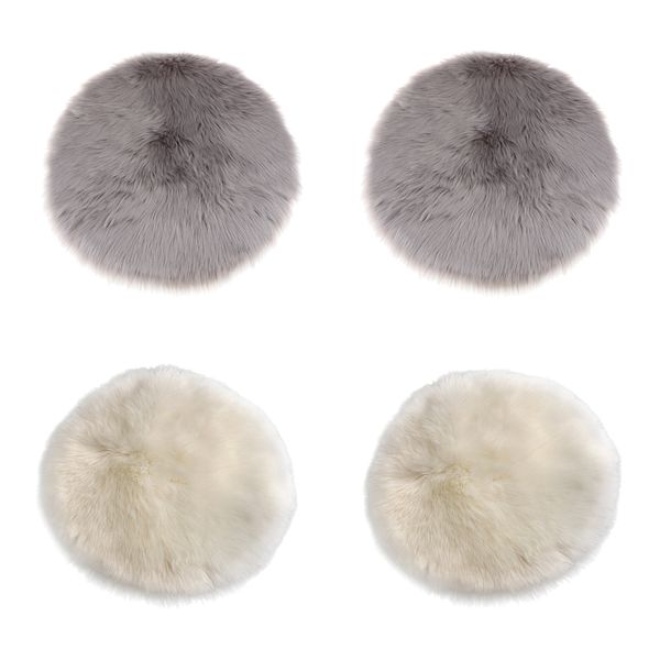 4pcs sheepskin silky seat cushion, home decor area rugs carpet, soft fluffy plush chair seat pads for home office restaurant white/gray 40cm
4pcs sheepskin silky seat cushion, home decor area rugs carpet, soft fluffy plush chair seat pads for home office restaurant white/gray 40cm