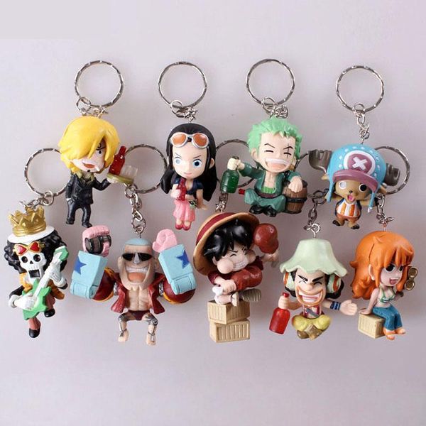 9pcs/set anime one piece figure keychain assembly leisure life pirates group full set model toy t200118
9pcs/set anime one piece figure keychain assembly leisure life pirates group full set model toy t200118