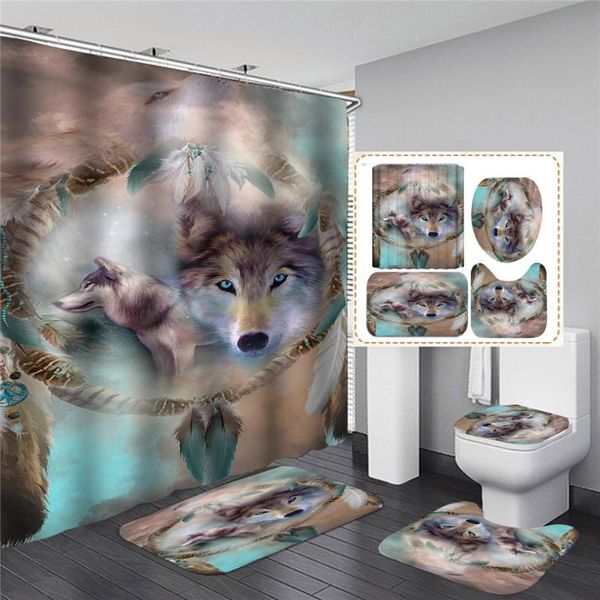 shower curtains 3d wolf design soft bathroom toilet decor curtain floor mats rug set pedestal + lid cover bath mat
shower curtains 3d wolf design soft bathroom toilet decor curtain floor mats rug set pedestal + lid cover bath mat