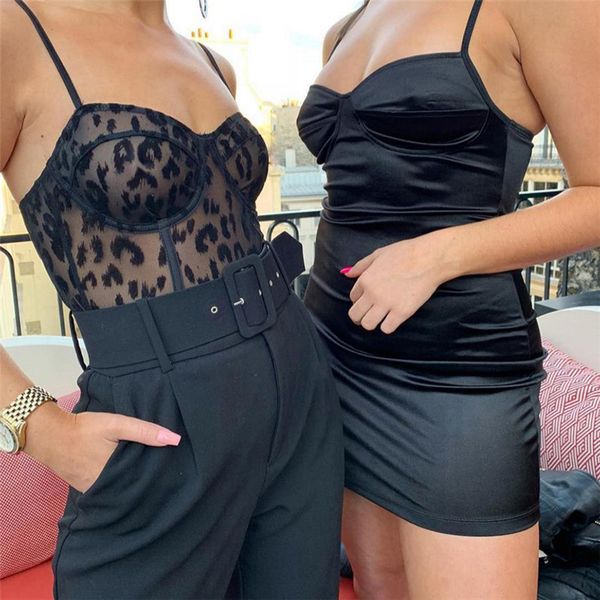 women's one-piece sleeveless v neck strap leopard mesh see-through lace bodysuit, Black;white
women's one-piece sleeveless v neck strap leopard mesh see-through lace bodysuit, Black;white