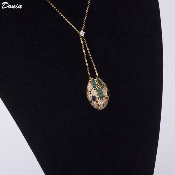 donia jewelry european and american fashion two color electroplate copper micro inlaid zircon necklace fashion accessories luxury birthday g, Golden;silver
donia jewelry european and american fashion two color electroplate copper micro inlaid zircon necklace fashion accessories luxury birthday g, Golden;silver