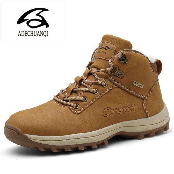 men's boots fashion super warm winter shoes outdoor men boots casual brand snow keep warm ankle botas size 39-48, Black
men's boots fashion super warm winter shoes outdoor men boots casual brand snow keep warm ankle botas size 39-48, Black