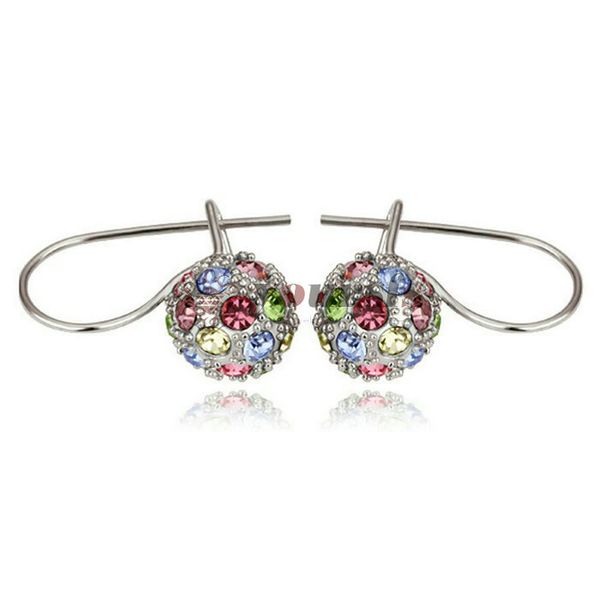 yoursfs fashion austrian crystal ball earrings earrings for woman party wedding jewelry boucle d'oreille femme, Silver
yoursfs fashion austrian crystal ball earrings earrings for woman party wedding jewelry boucle d'oreille femme, Silver