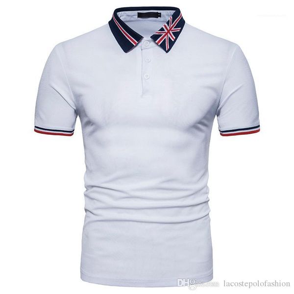 designer england flag neck fashion solid breathable mens casual patchwork summer clothes mens polo with, White;black
designer england flag neck fashion solid breathable mens casual patchwork summer clothes mens polo with, White;black