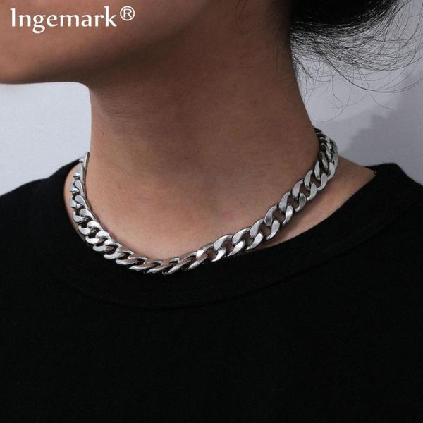punk cuban short choker necklace collares goth silver color chunky chain heavy metal stainless steel necklace men women jewelry
punk cuban short choker necklace collares goth silver color chunky chain heavy metal stainless steel necklace men women jewelry