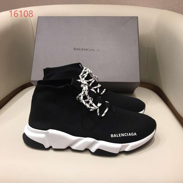 luxury shoes breathable stretch socks shoes men women casual lace-up sneakers sports socks boots black color sole white with black
luxury shoes breathable stretch socks shoes men women casual lace-up sneakers sports socks boots black color sole white with black