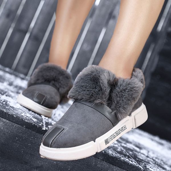 2019 winter snow boots women winter fur shoes slip on plush ankle boots women casaul shoes sneakers chaussure femme, Black
2019 winter snow boots women winter fur shoes slip on plush ankle boots women casaul shoes sneakers chaussure femme, Black