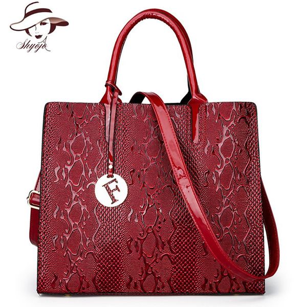 2019 spring new fashion patent leather women shoulder bags female snake handbags ladies tote
2019 spring new fashion patent leather women shoulder bags female snake handbags ladies tote