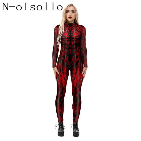 women's jumpsuits & rompers n-olsollo 2021 halloween muscle 3d printed red skeleton bones cosplay high neck zipper bodycon bodysuits, Black;white
women's jumpsuits & rompers n-olsollo 2021 halloween muscle 3d printed red skeleton bones cosplay high neck zipper bodycon bodysuits, Black;white