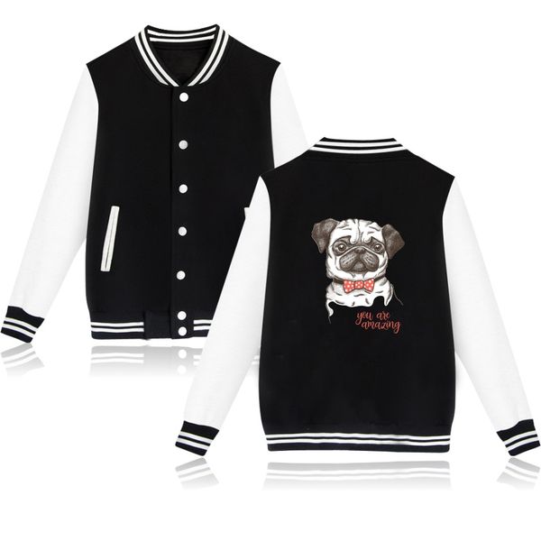 new autumn winter fashion funny pug print jacket hipsters casual sweatshirts men women autumn winter college tracksuit, Black;brown
new autumn winter fashion funny pug print jacket hipsters casual sweatshirts men women autumn winter college tracksuit, Black;brown