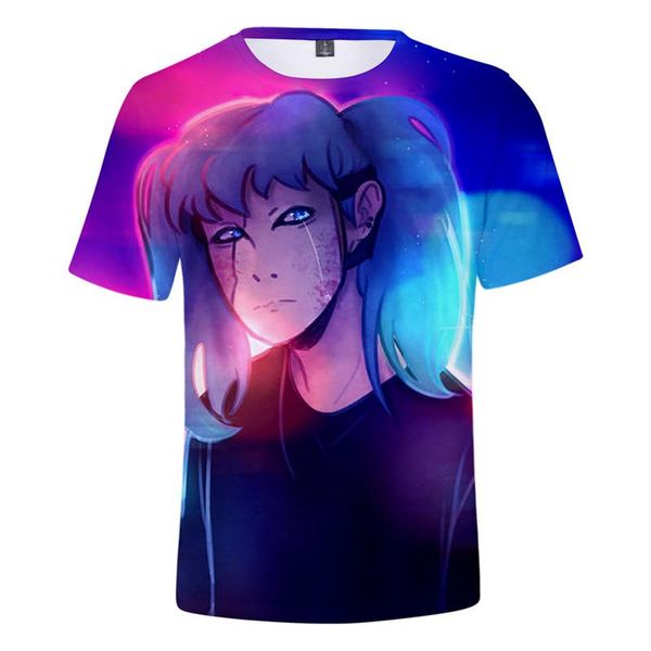 sally face 3d digital print designer mens tshirts short sleeve o neck couples summer loose mens tees, White;black
sally face 3d digital print designer mens tshirts short sleeve o neck couples summer loose mens tees, White;black