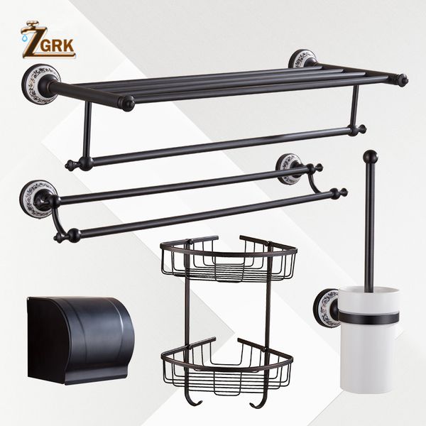 zgrk blue and white china style black brass toilet brush bathroom luxury residential round towel ring bathroom hardware kit 
zgrk blue and white china style black brass toilet brush bathroom luxury residential round towel ring bathroom hardware kit