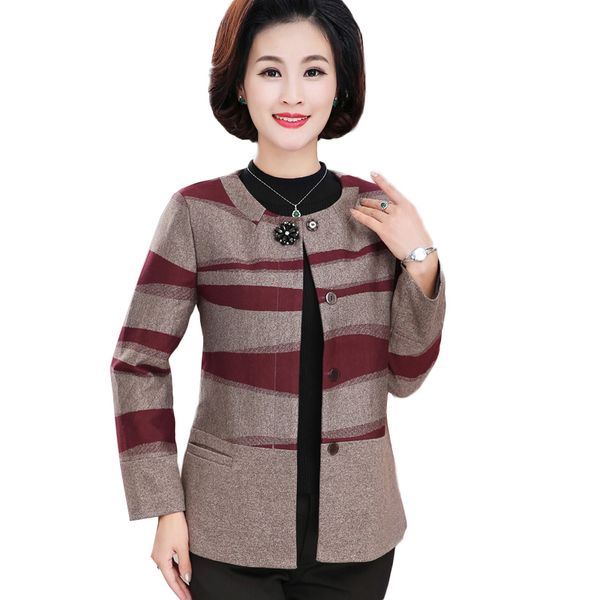 elegant korean slim women trench coat office middle-aged lady short windbreaker full sleeve striped thin overcoat plus size, Tan;black
elegant korean slim women trench coat office middle-aged lady short windbreaker full sleeve striped thin overcoat plus size, Tan;black