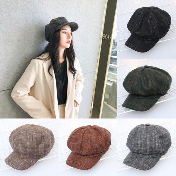 retro autumn winter wool beret cap women plain solid octagonal newsboy cap vintage painter artist female beret, Blue;gray
retro autumn winter wool beret cap women plain solid octagonal newsboy cap vintage painter artist female beret, Blue;gray