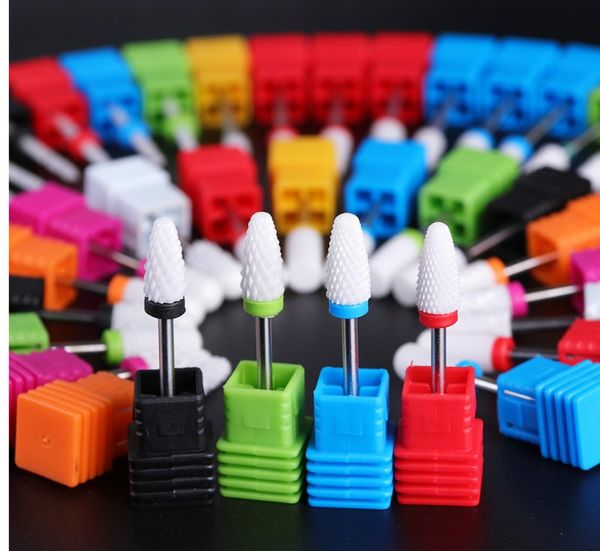 nail art drill bit polish ceramic milling cutter mounted grinding stone head electric manicure pedicure tool, Silver
nail art drill bit polish ceramic milling cutter mounted grinding stone head electric manicure pedicure tool, Silver