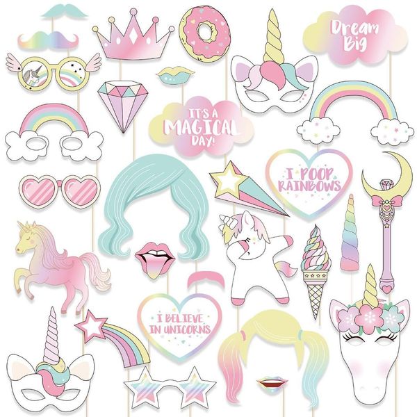 29pcs/set unicorn children's birthday party p props party supplies christmas decorations for home pac03
29pcs/set unicorn children's birthday party p props party supplies christmas decorations for home pac03