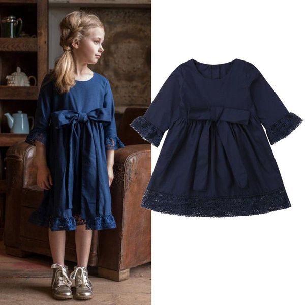 2019 new 2-9y toddler kids baby girls princess dress lace sleeve solid bowknot belt knee-length a-line dress, Red;yellow
2019 new 2-9y toddler kids baby girls princess dress lace sleeve solid bowknot belt knee-length a-line dress, Red;yellow