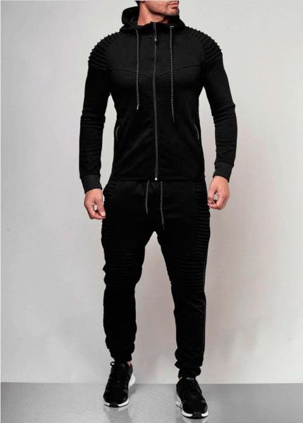 fold mens designer hooded tracksuits zipper hoodies panelled pants 2pcs clothing sets casual slim mens clothing, Gray
fold mens designer hooded tracksuits zipper hoodies panelled pants 2pcs clothing sets casual slim mens clothing, Gray