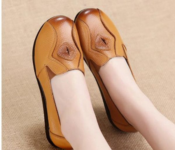 2019 women's shoes in spring and autumn with new style flat bottom round head mother shoes @4003, Black
2019 women's shoes in spring and autumn with new style flat bottom round head mother shoes @4003, Black