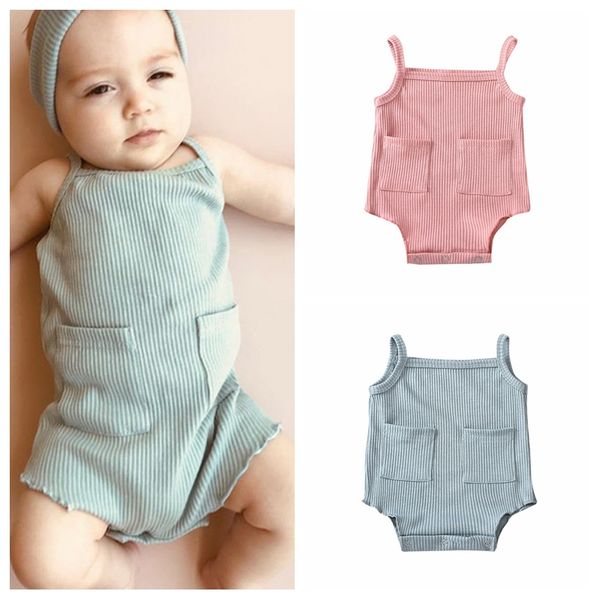 jumpsuits born baby rompers summer girl sleeveless pocket jumpsuit clothes one-piece romper outfit 0-18, Blue
jumpsuits born baby rompers summer girl sleeveless pocket jumpsuit clothes one-piece romper outfit 0-18, Blue