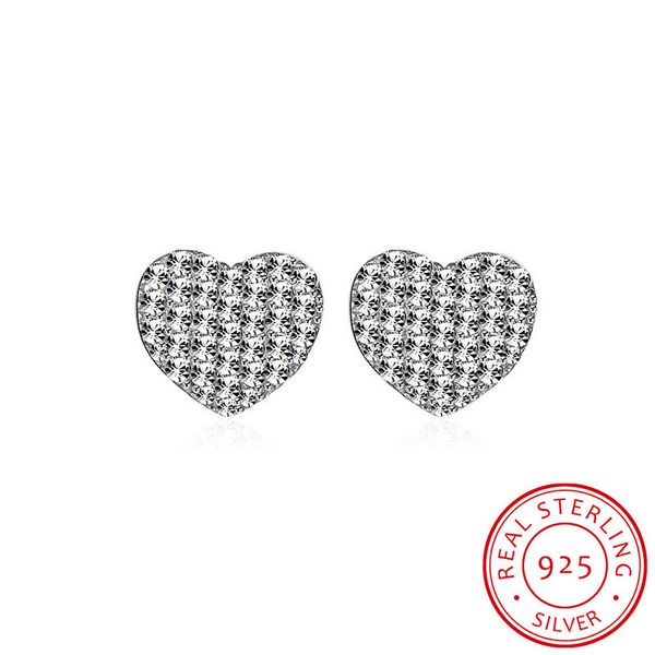 crystal zircon heart stud earrings 925 sterling silver fashion collection for women girls jewelry accessories birthday gift, Golden;silver
crystal zircon heart stud earrings 925 sterling silver fashion collection for women girls jewelry accessories birthday gift, Golden;silver