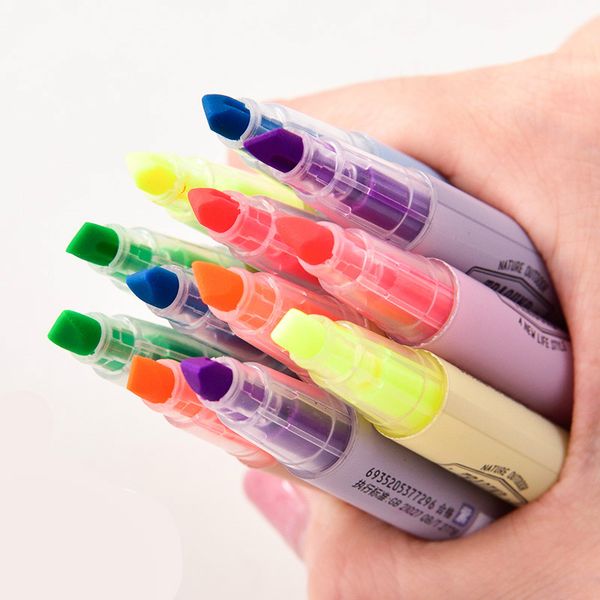 deli highlighter large volume candy color oblique marker pen set student use marked highlighters office school text separators, Black;red
deli highlighter large volume candy color oblique marker pen set student use marked highlighters office school text separators, Black;red
