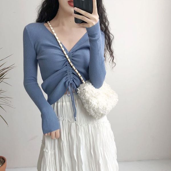 women's sweaters autumn women fashion cashmere slim pullovers long sleeve v-neck loose vintage sweater, White;black
women's sweaters autumn women fashion cashmere slim pullovers long sleeve v-neck loose vintage sweater, White;black