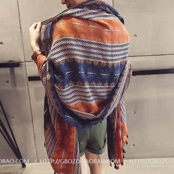 autumn and winter new scarf style restoring ancient ways ethnic romantic soviet fashion multi-purpose scarf travel sunscreen shawl, Blue;gray
autumn and winter new scarf style restoring ancient ways ethnic romantic soviet fashion multi-purpose scarf travel sunscreen shawl, Blue;gray