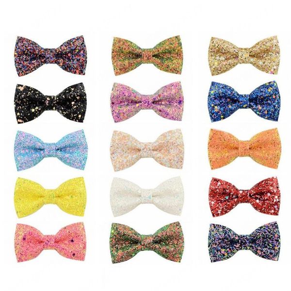 fashion kids children girls glitter leather bow hair clips hairpins boutique sequins hairbow headwear hair accessories, Slivery;white
fashion kids children girls glitter leather bow hair clips hairpins boutique sequins hairbow headwear hair accessories, Slivery;white